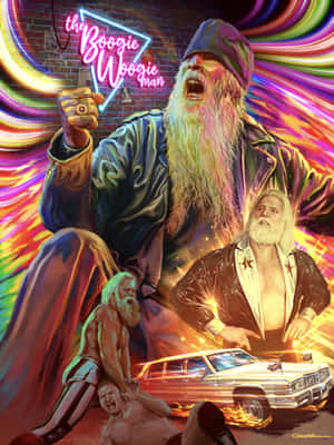 Jimmy Valiant Ikonisk WWF Wrestling Legende