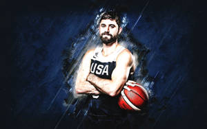 Joe Harris Team USA illustration wallpaper — Dæmpet Wallpapers