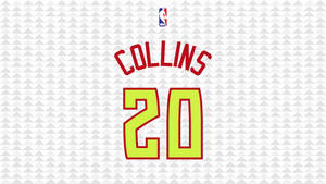 John Collins spiller nummer plakat wallpaper — Chromebook Wallpapers