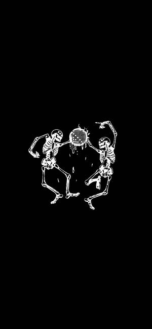 Joji's Song Skeleton Clip Art tapet — iPhone 16 Wallpapers