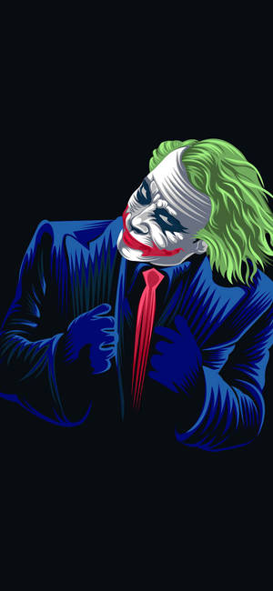 Joker Ledger neonportræt-baggrund — iPhone 18 Wallpapers