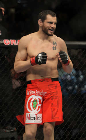 Jon Fitch stående i ottekanten UFC 141 — RedMagic Tablet Wallpapers