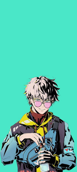 Jujutsu Kaisen Gojo Cool Kunst — Galaxy S26 Wallpapers