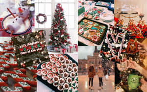 Julecollage til bærbar — Julecollage Wallpapers