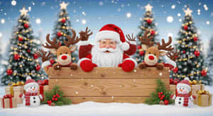 Jul, Juleengle, Ferieæstetik, Ferie, Vinteræstetik, Vinter, Glædelig Jul, Glædelig Jul-æstetik, Rensdyr, Sød, Sød æstetik — Julegif Wallpapers