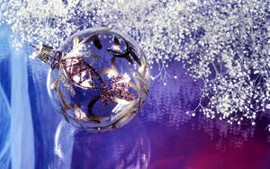 Julekugle skrivebordsbaggrund — Julebord Wallpapers