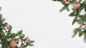 Julestemning med guirlander og tranebær wallpaper — Chromebook Wallpapers