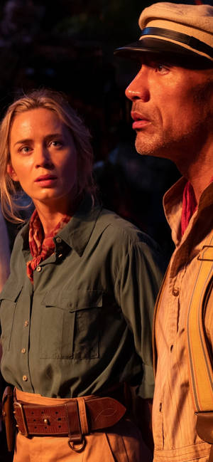 Jungle Cruise 2021 Frank og Lily mobilbaggrund. — ROG Phone 9 FE Wallpapers