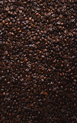 Kaffeæstetisk mønster tapet — Galaxy Tab S10+ Wallpapers