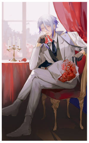 Kamisato Ayato Romantisk Date tapet — Galaxy Tab S10 Lite Wallpapers