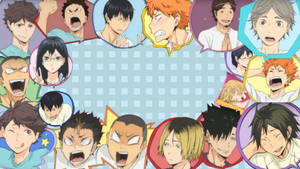 Karasuno-holdets idoler Haikyuu desktop