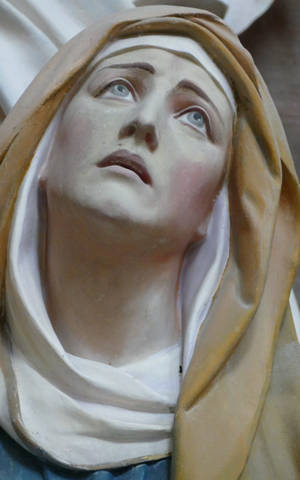 Katolsk Nonne Marmorskulptur — Lenovo Idea Tab Wallpapers