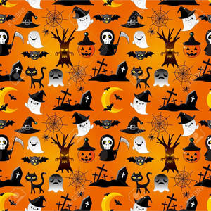 Kawaii Halloween Kirkegård