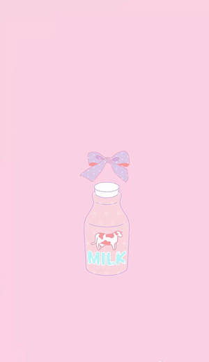 Kawaii HD Mælkeflaske — Kawaii Wallpapers