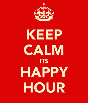 Keep calm happy hour tapet — Motorola Razr Ultra 2026 Wallpapers