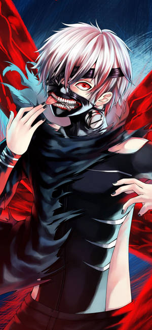 Ken Med Tungen Ude Tokyo Ghoul iPhone — Pixel 9 Pro Wallpapers