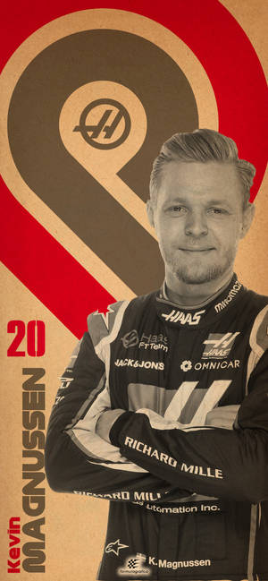 Kevin Magnussen 20 Haas redigering — iPhone 14 Pro Wallpapers
