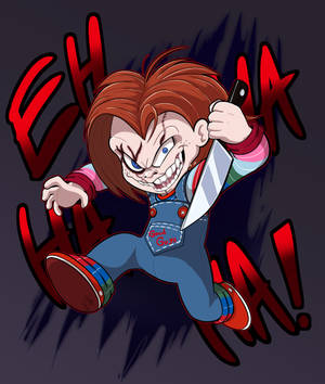 Killer Chucky Digital Art wallpaper — Motorola Razr Ultra 2025 Wallpapers