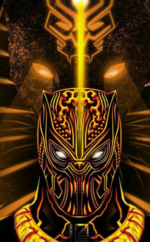 Killmonger Jaguar Kunst baggrund — Galaxy Tab S10 Ultra Wallpapers