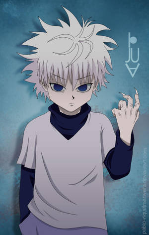 Killua æstetisk anime-dreng — Galaxy Tab Active Wallpapers
