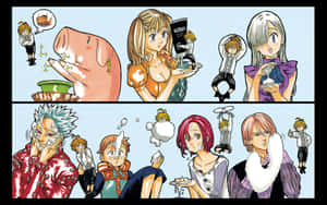 King fra Seven Deadly Sins udløser sin kraft — MacBook Pro 13 Wallpapers