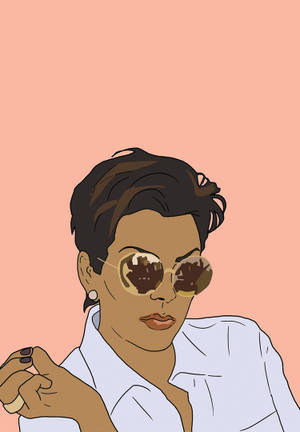 Kris Jenner Kunstværk tapet — OnePlus Pad Go 2 Wallpapers
