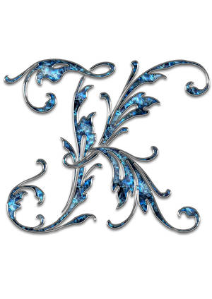 Stilfuldt bogstav K tapet — IQOO Pad Wallpapers