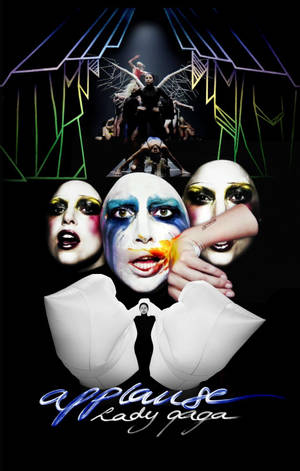 Lady Gaga Applause plakat tapet — Galaxy Tab S10 Lite Wallpapers