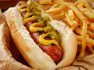 Billeder af hotdogs — Pølse i brød Wallpapers