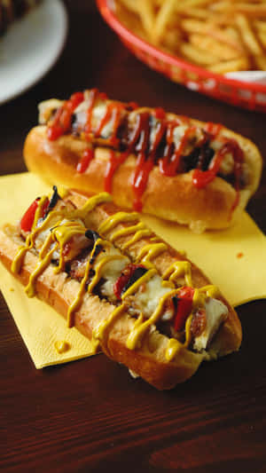 Hotdog billeder — Pølse i brød Wallpapers