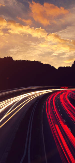 Lang eksponering højhastighed iPhone — Samsung Galaxy S20 Wallpapers
