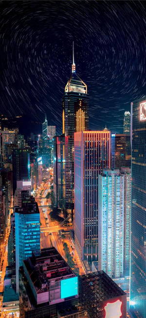 Langtidseksponering af New York iPhone — Galaxy S25 Wallpapers