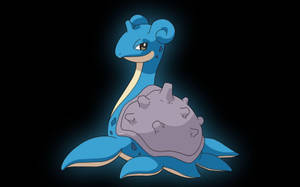 Lapras sort baggrund — Anime skrivebord Wallpapers