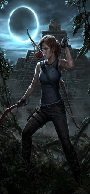 Iphone Xs Max Rise Of The Tomb Raider Baggrund — iPhone 12 Wallpapers
