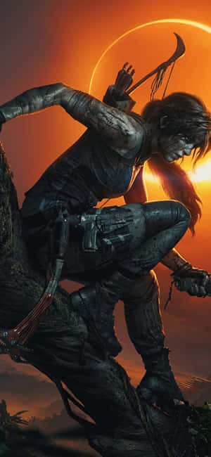 iPhone X Shadow Of The Tomb Raider Baggrund — Tecno Spark 40 Pro Wallpapers