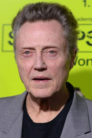 Legendarisk skuespiller Christopher Walken under en filmoptagelse — Huawei MatePad Edge Wallpapers