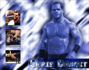 Legendarisk wrestler Chris Benoit i grafisk kunst — Grafisk design Wallpapers