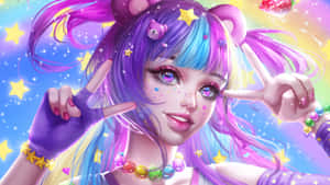 Lilla animebaggrund