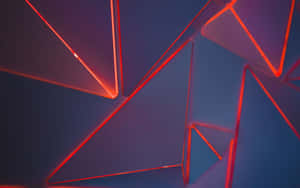 Levende neonlys rød baggrund — Neon rød Wallpapers