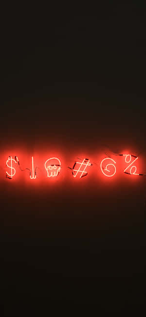 Neonbaggrund