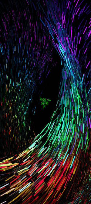 RGB Abstrakt Razer Logo tapet — iPhone 18 Pro Max Wallpapers