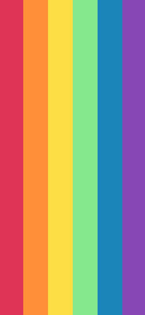 Baggrundsbillede med LGBT-regnbuefarver — iPhone 12 Pro Wallpapers