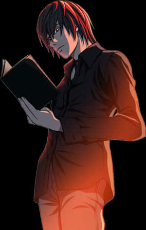 Light Yagami med Death Note