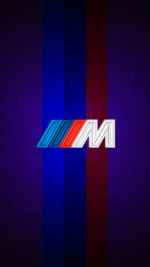 Lilla med striber BMW M-logo — Bmw Wallpapers