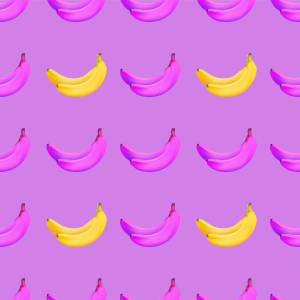 Lilla og Gule Bananer wallpaper — 1:1 Wallpapers