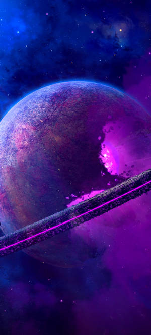 Lilla planet eksplosion rum telefon — Pixel 10 Wallpapers