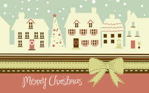 Sød julebaggrund — Glædelig jul Wallpapers