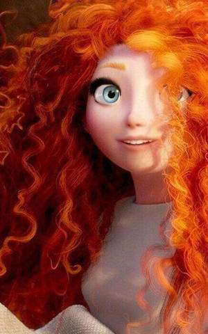 Merida med rodet hår tapet. — Redmi Pad 2 Pro Wallpapers