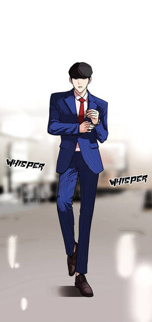 Lookism Daniel Park i jakkesæt tapet — iPhone 12 Pro Wallpapers