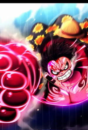 Luffy Gear 4 eksplosivt angreb wallpaper — Luffy gear 4 Wallpapers
